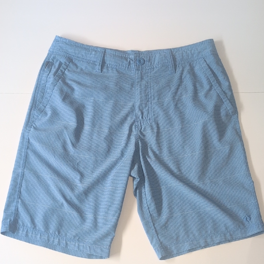 Hang Ten Light Blue Flat Front Shorts